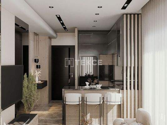 Apartments for Sale in a New Project with Pool in Altıntaş Antalya