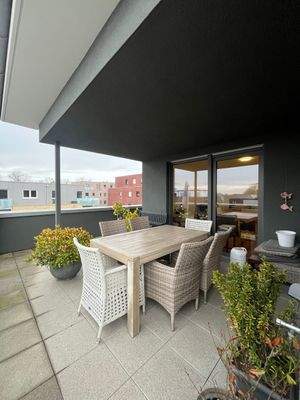 Moderne Penthouse-Terrasse