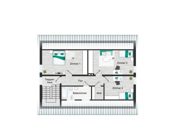 Grundriss Dachgeschoss