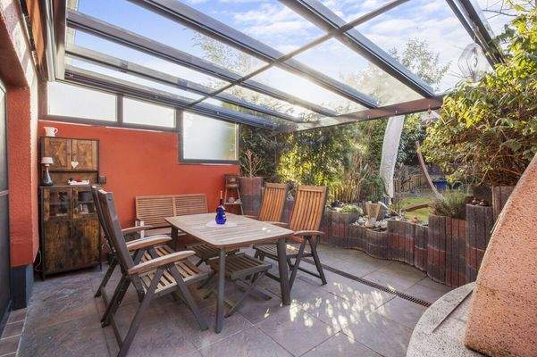 Überdachte Terrasse 