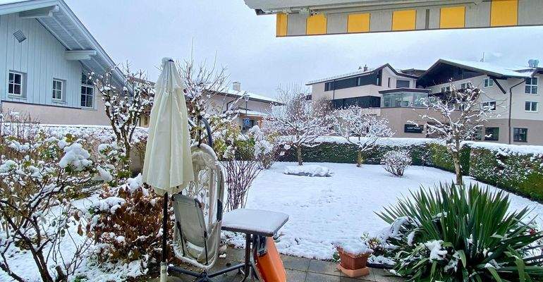 Blick vom Wintergarten 