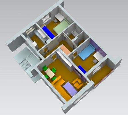 Durchdachte Raumaufteilung