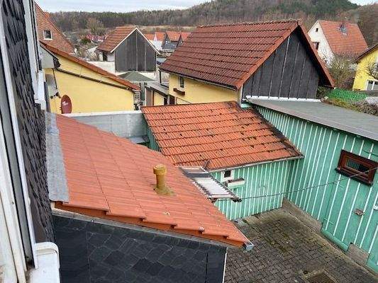 Draufsicht Nebengelass und Ausgang