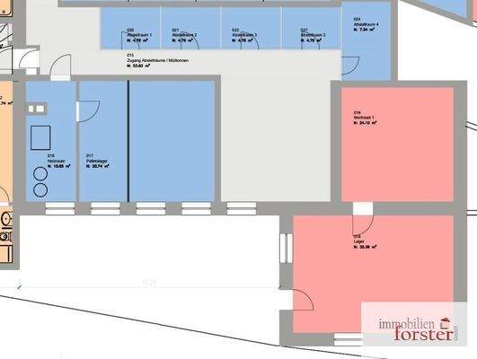 Grundriss Abstell-Lager EG