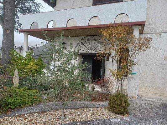 Hausansicht Eingangsbereich