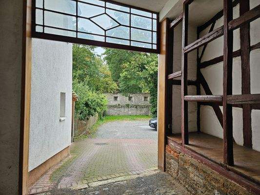 Office with Courtyard View