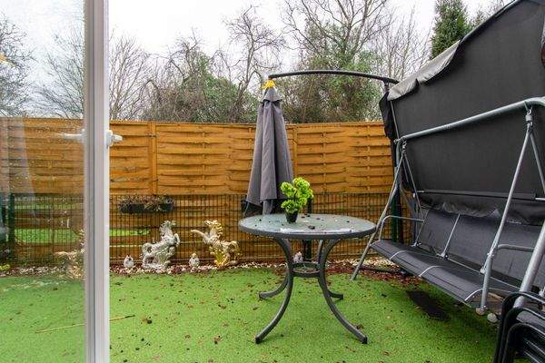 Blick auf die Terrasse