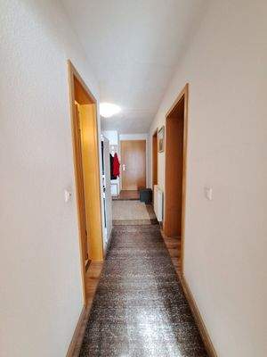 Flur, betrachtet vom Schlafzimmer aus