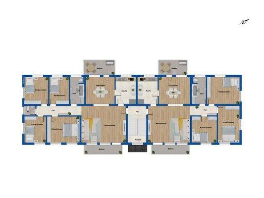 Grundriss Obergeschoss