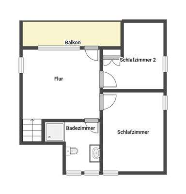 Grundriss Skizze 1.OG