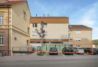 Straßenansicht, Einheit markiert