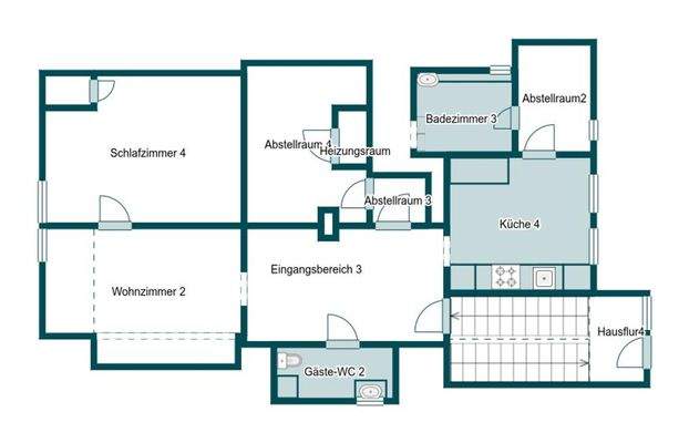 Grundriss Skizze  DG