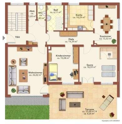 Grundriss Erdgeschoss