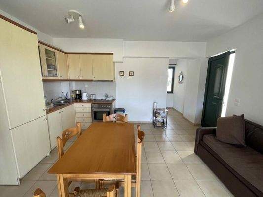 Kreta, Asprouliani: Stilvolles 3-Zimmer-Haus in einer Wohnanlage zu verkaufen