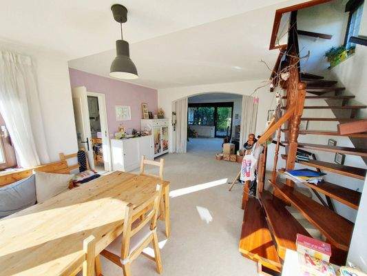 Blick zum Wohnzimmer EG