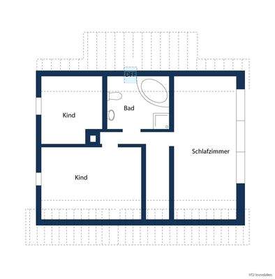 Schematischer Grundriss DG EFH