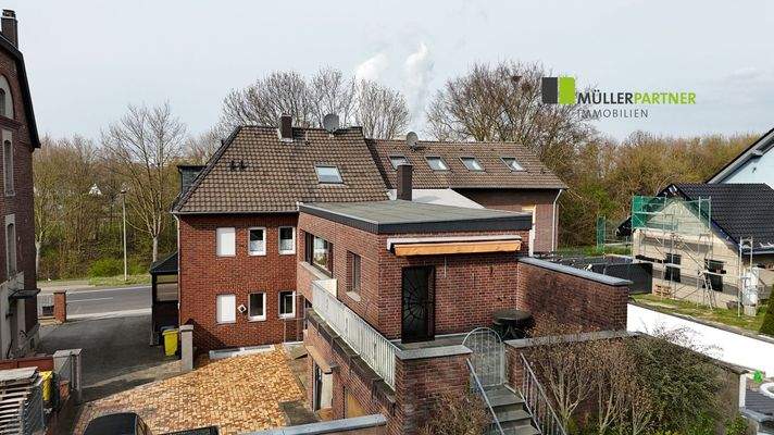 rückwärtige Hausansicht