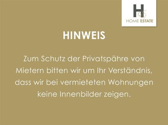 Hinweis-Vermietet