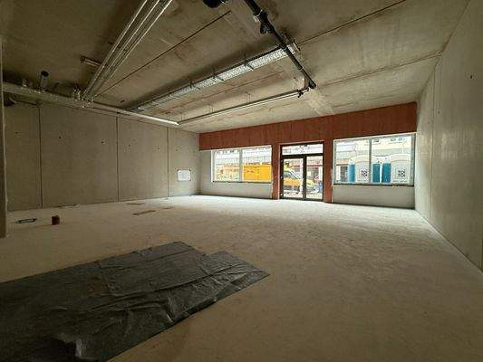 Gewerbefläche aktueller Bautenstand