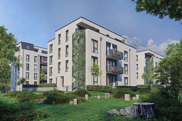 Modernes Wohnen im Grünen