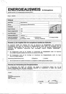 Energieausweis 25-1