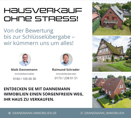 Hausverkauf ohne Stress!