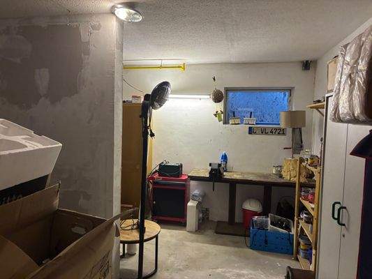 Werkstatt im Keller