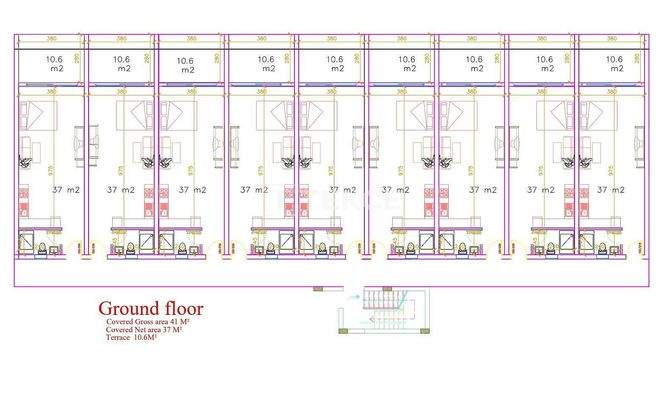 New Flats Close to the Sea in North Cyprus Gazimağusa