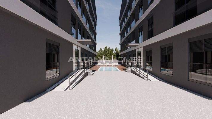 Apartments Near the Sea and Amenities in Antalya Muratpasa