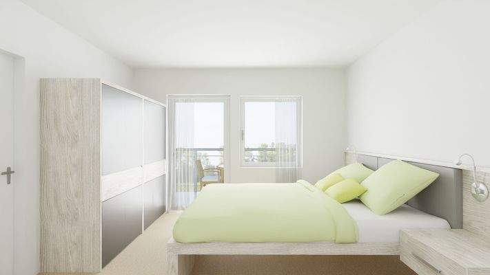 Gäste- oder Arbeitszimmer m. Balkon