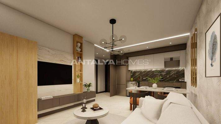 Real Estate with Rich Communal Amenities in Alanya Mahmutlar