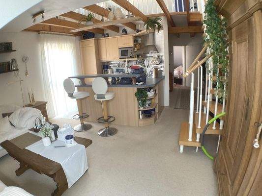 Blick in den Wohnbereich