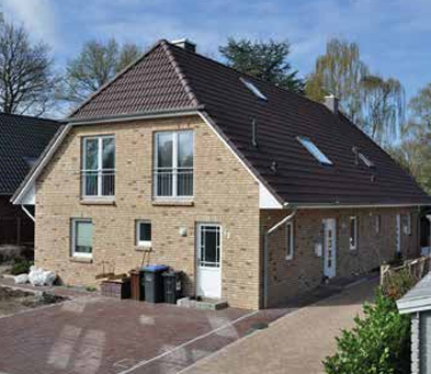 Visualisierung einer möglichen Doppelhausbebauung