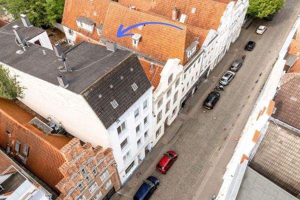 Lage Straße oben markiert