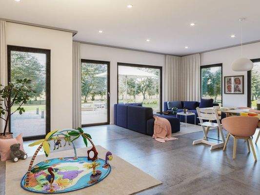 Wohnbeispiel Wohnzimmer 