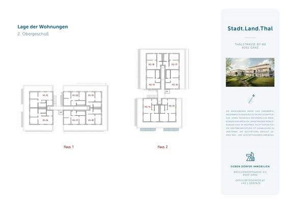 Übersichtsplan 2. OG - Thalstraße