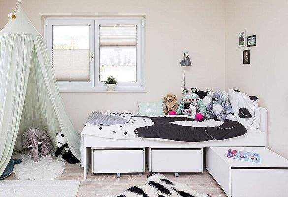 Beispiel Kinderzimmer - mit Platz zum Spielen 