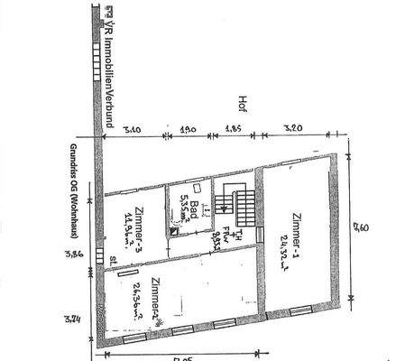 Grundriss OG Vorderhaus