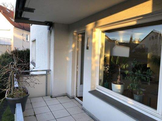 Balkon mit Zugang zum Wohnbere