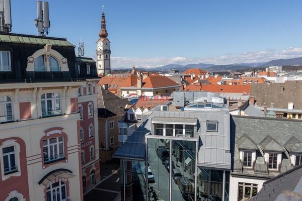 Ausblick von Dachterrasse