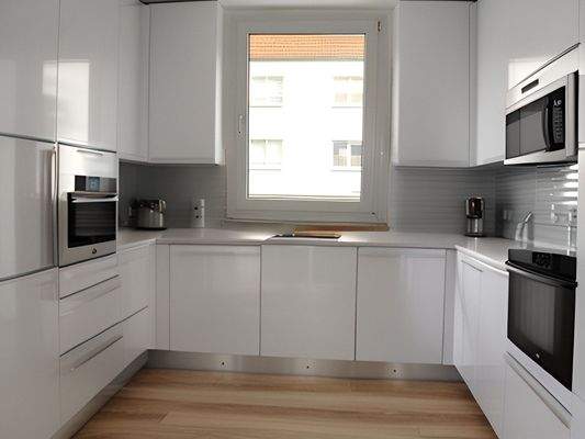 Küche visuell eingerichtet