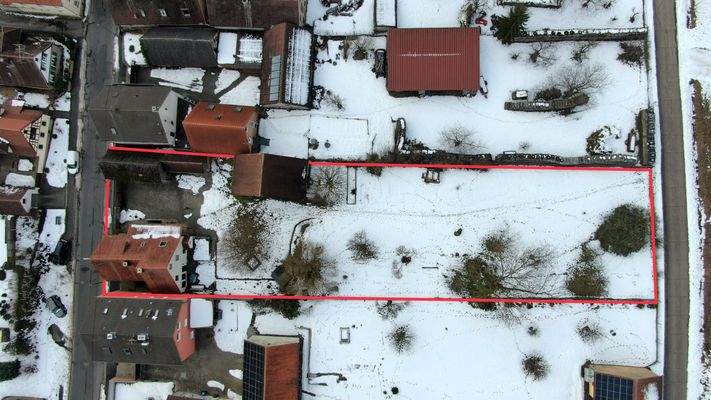 Grundstück Drohnenaufnahme