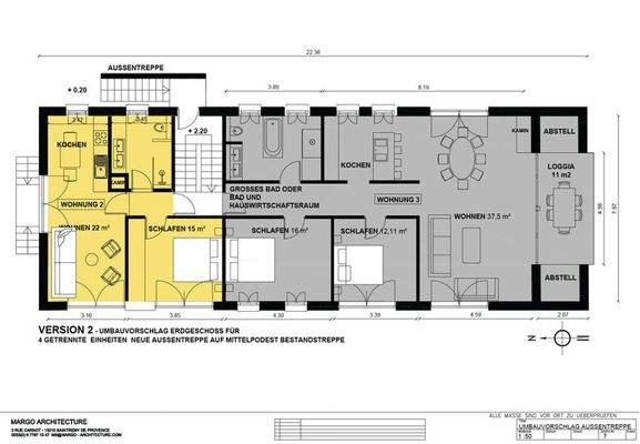 Umbauvorschlag Außentreppe