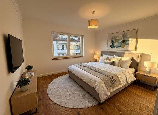 Schlafzimmer, KI-geniert