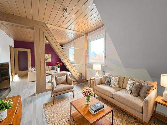 Möblierungsbeispiel Wohnbereich DG Nebenhaus