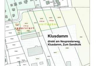 Lageplan der Grundstücke