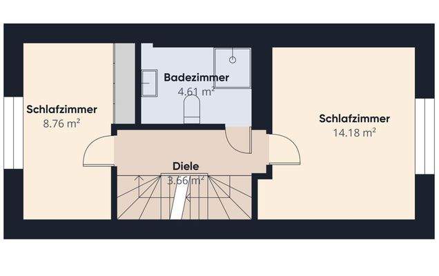 S&P | Grundriss Obergeschoss