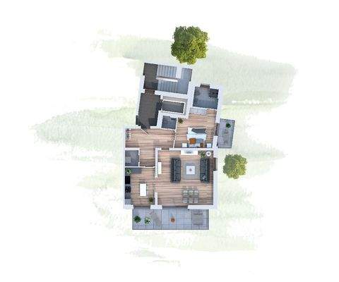 Strehlener Straße Grundriss WE 4, 6