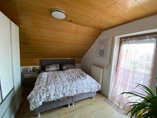Wohnung OG links Schlafzimmer