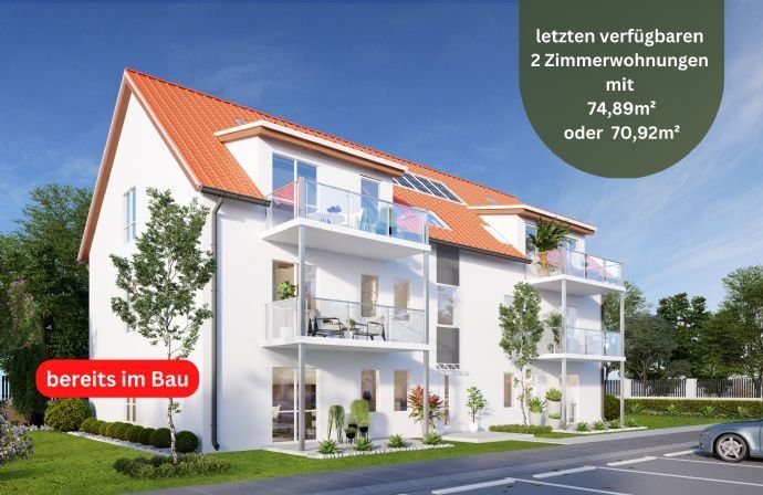 Neubau, OG-Wohnung, absolut ruhige Lage, im Blütenweg in Pirna zu verkaufen